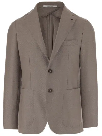 TAGLIATORE SINGLE BREASTED WOOL JACKET