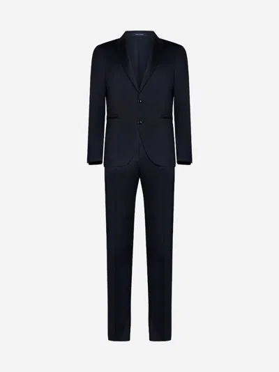TAGLIATORE SINGLE-BREASTED WOOL SUIT