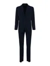 Tagliatore Single-breasted Wool Suit In Blue