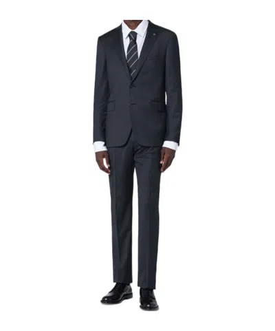 TAGLIATORE SINGLE-BREASTED WOOL SUIT