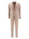 Tagliatore Single-breasted Wool Suit In Gray