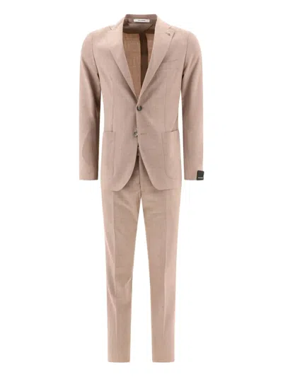 TAGLIATORE SINGLE-BREASTED WOOL SUIT