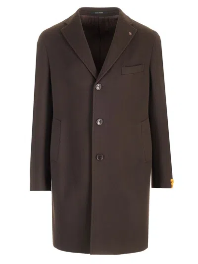 Tagliatore Wool And Cashmere Coat Coats Brown