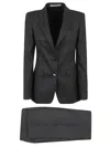 Tagliatore Single Button Suit In Black
