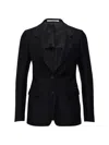 Tagliatore Single-breasted Blazer In Black