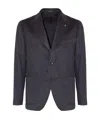 Tagliatore Single-breasted Blazer In Blue