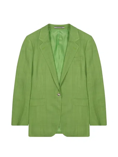 Tagliatore Neutrals Adrianne Tailored Front Blazer In Burgundy
