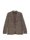 Tagliatore Single-breasted Blazer In Multi