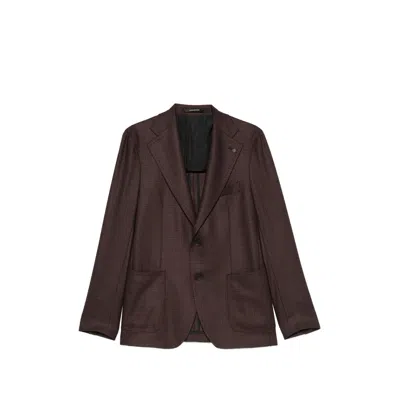 TAGLIATORE SINGLE-BREASTED NOTCHED-LAPEL BLAZER