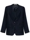 Tagliatore Single Breasted Jacket Parigi Tailoring In Blue
