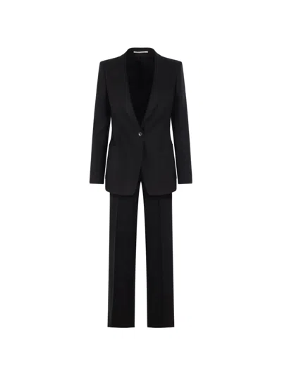 Tagliatore Single-breasted Suit In Black