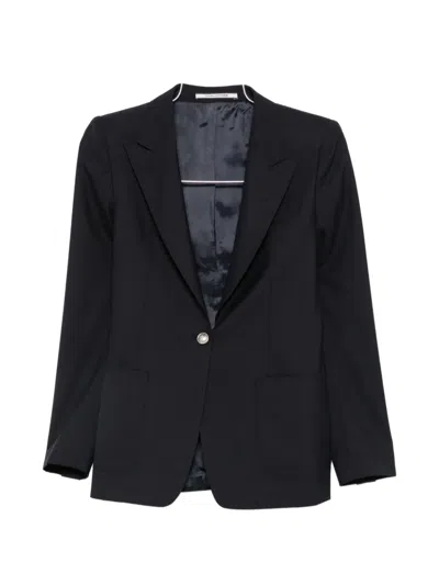 Tagliatore Single-breasted Suit In Black