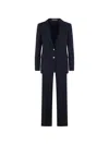 Tagliatore Single-breasted Suit In Blue