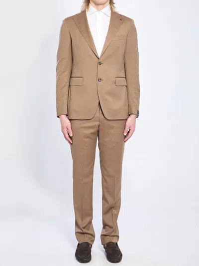 Tagliatore Single-breasted Suit In Super 130s Virgin Wool