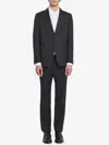 Tagliatore Singlebreasted Suit In Virgin Wool In Black
