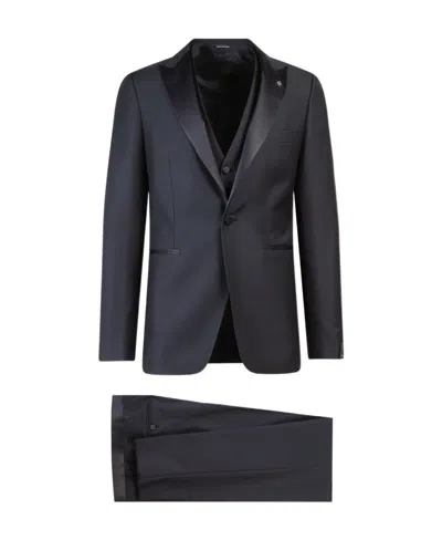 Tagliatore Single-breasted Two-piece Suit In Blue