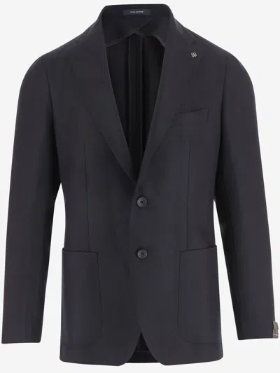 TAGLIATORE TAGLIATORE SINGLE-BREASTED WOOL BLAZER