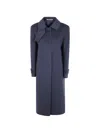 Tagliatore Single-breasted Wool Coat In Gray