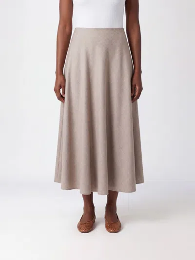 Tagliatore Skirt Woman Color Beige In Neutral