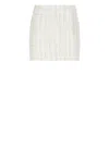 Tagliatore Sequin-embellished Tweed Mini Skirt In Beige