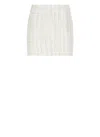 Tagliatore Sequin-embellished Tweed Mini Skirt In Beige
