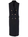 Tagliatore Buttoned Double-breasted Sleeveless Coat
