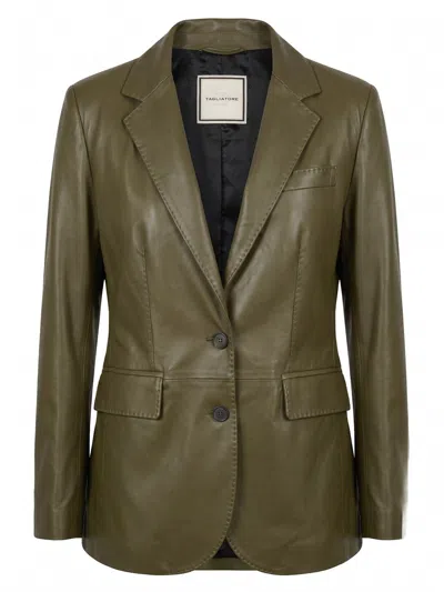 TAGLIATORE `SOPHIE` LEATHER JACKET