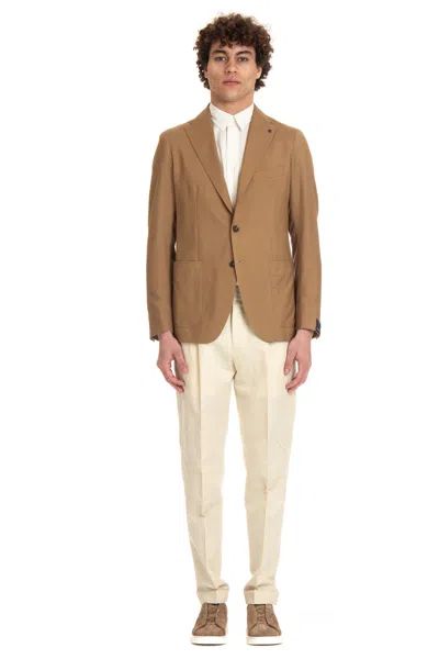 Tagliatore Sophisticated Man's Jacket In Brown