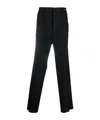 Tagliatore Straight Casual Pants In Black