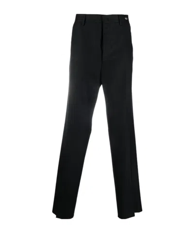 Tagliatore Straight Casual Pants In Black