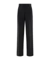 Tagliatore Darted Straight-leg Trousers In Black
