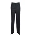 Tagliatore Straight Leg Tailored Pants In Black