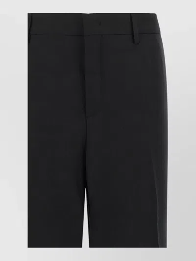 Tagliatore Straight-leg Tailored Trousers In Black