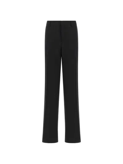 Tagliatore Straight-leg Tailored Trousers In Black