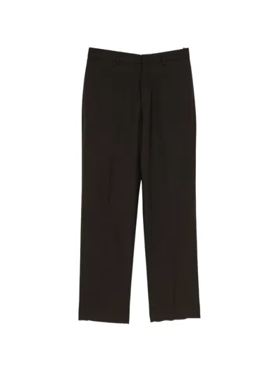 Tagliatore Straight-leg Tailored Trousers In Black
