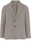 Tagliatore Beige Stretch Cotton Blazer