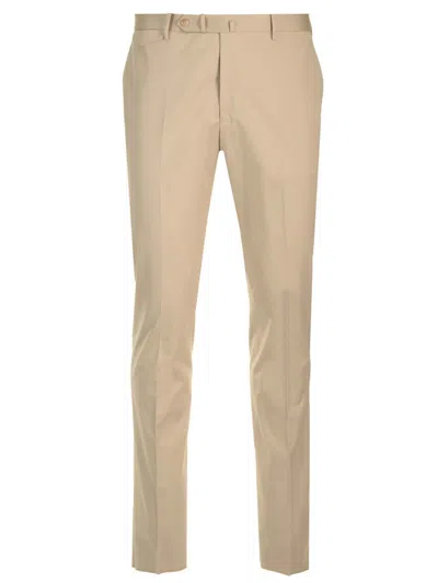 Tagliatore Mid-rise Tailored Trousers In Beige