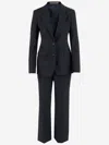 Tagliatore Notched Lapel Jacket Long Sleeves Pockets In Blue