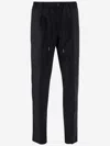 Tagliatore Drawstring-waist Trousers In Blue