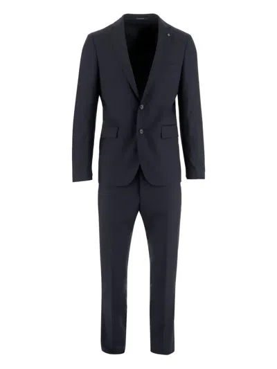 TAGLIATORE STRETCH-WOOL SUIT