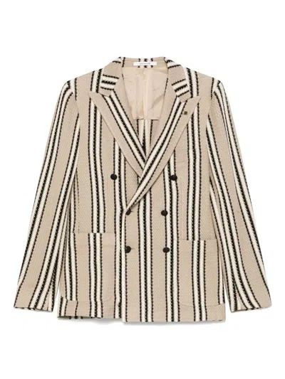 TAGLIATORE STRIPED BLAZER