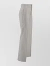 Tagliatore Striped Pattern Trousers With Back And Side Pockets