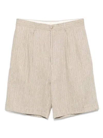 Tagliatore Gestreifte Shorts In Neutral