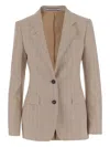 Tagliatore Beige Single-breasted Blazer