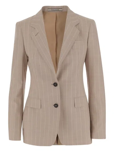 Tagliatore Striped Single-breasted Blazer