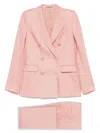 Tagliatore Gestreifter Anzug In Rosa
