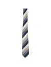 Tagliatore Cravatta Seta Regimental In Blue
