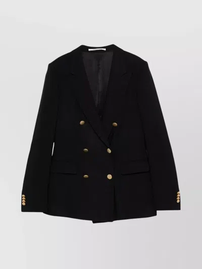 TAGLIATORE STRUCTURED DOUBLE-BREASTED JACKET GOLD BUTTONS