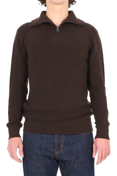 Tagliatore Stylish Brown Sweater For Men - Fw25 Collection