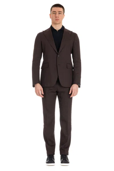Tagliatore Stylish Lightweight Jacket For Men In Brown